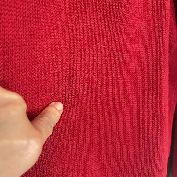 Polo Ralph Lauren Sweater Mens Large Crewneck Pima Cotton Red Pony Embroidered - Picture 4 of 8